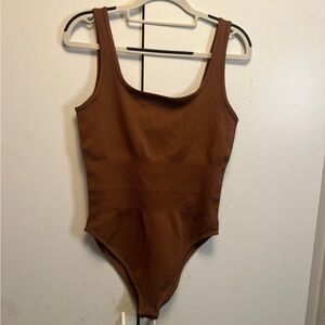 Elegant Brown Women's Bodysuit